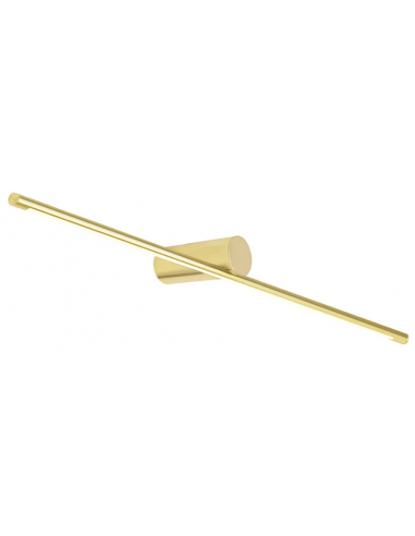 Badeværelseslampe i aluminium og kunststof B61,5 cm 9W LED - Guld