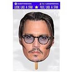 Johnny Depp Mask Captain Jack Sparrow kändis masker Pirates Of The Carribean On A Stick