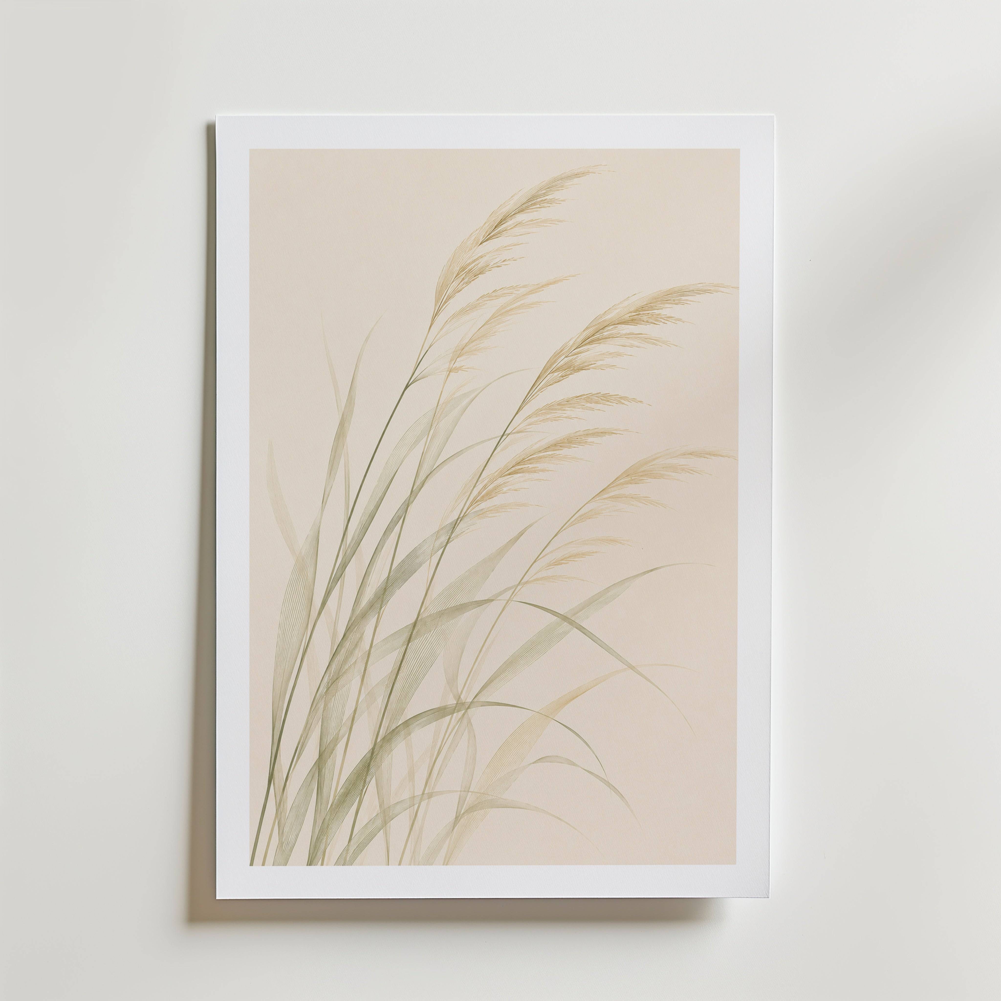 Whispering Reeds Poster - Fine Art Poster 40x50 cm
