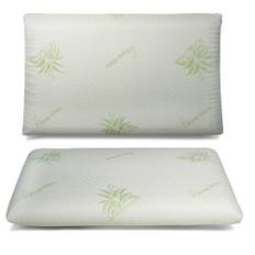DREAM HAVEN Tvålkudde med minnesskum med örngott i Aloe Vera, cervikal och ortopedisk, sängkudde mot kvalster och allergisk (örngott i Aloe Vera, 1)