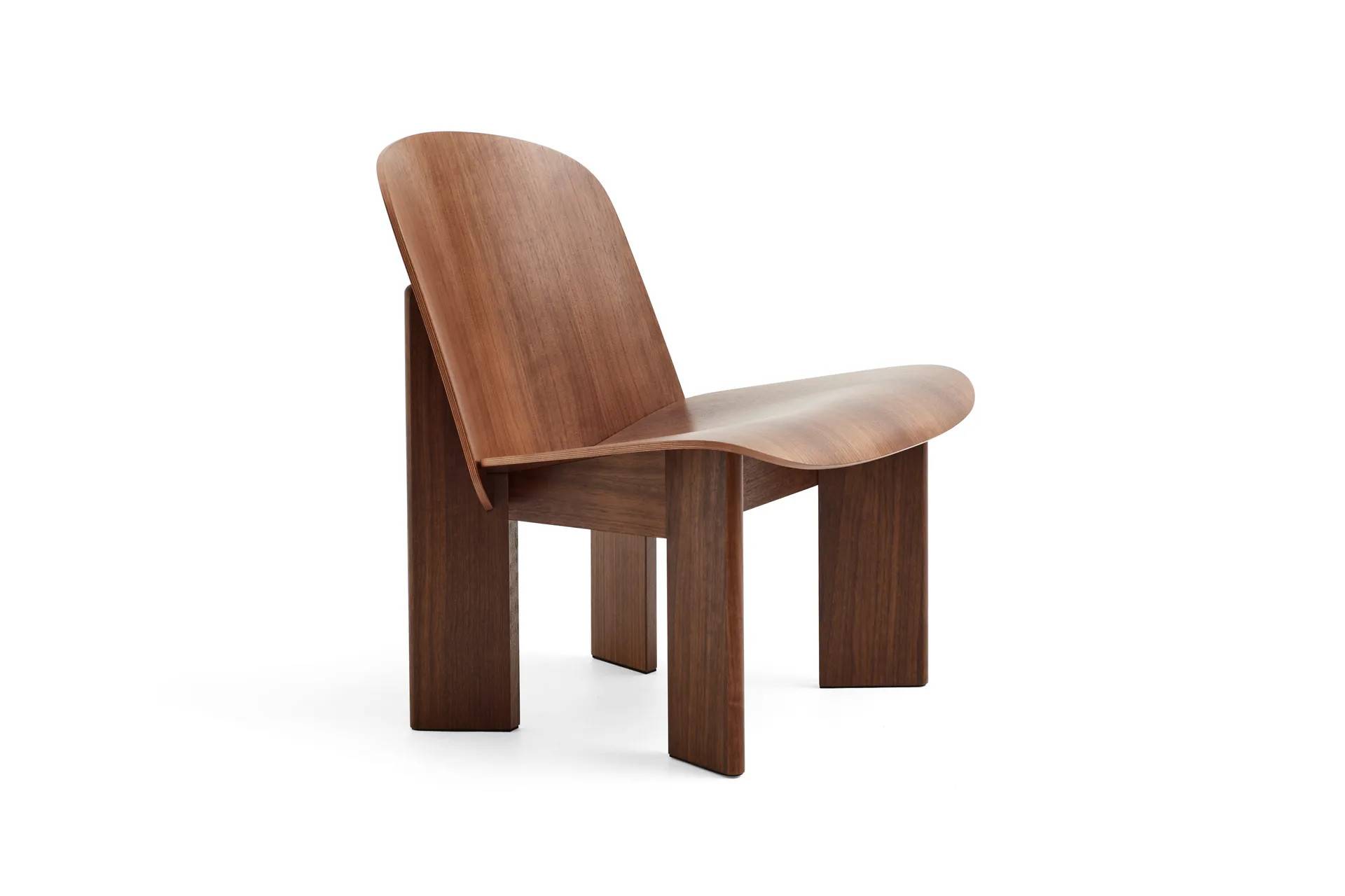 HAY Chisel lounge chair Lackad valnöt