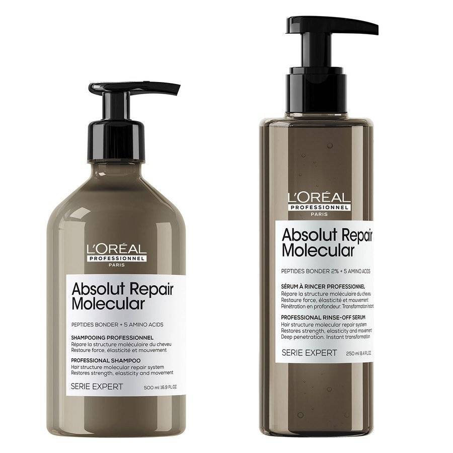 L'Oréal Professionnel Repair Molecular Shampoo 500 ml and Rinse Out Serum