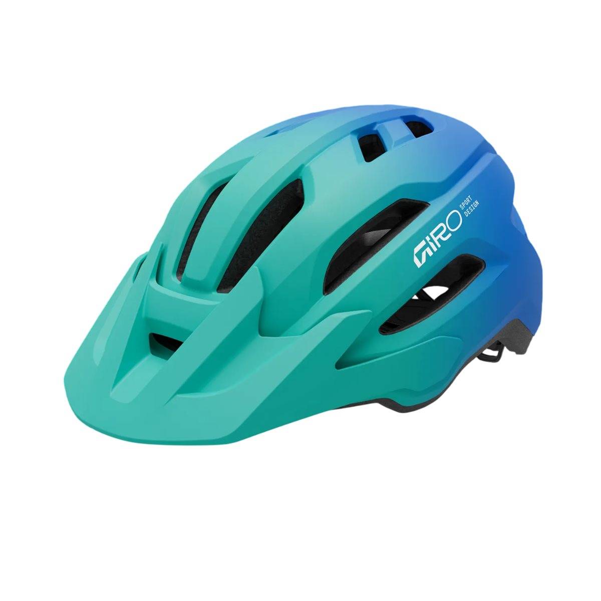 Cykelhjälm Giro Fixture Mips II Y Mat Aqua Green/Blue Jewel Fade - MAT AQUA GREEN/BLUE JEWEL FADE (50-57)