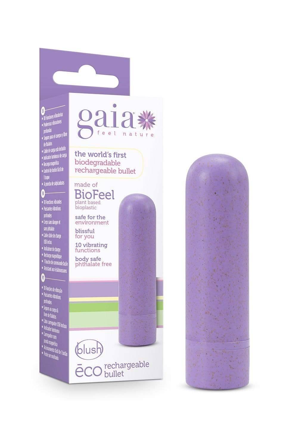 Gaia Eco Lilac Rechargeable Bullet | UK One | Gaia
