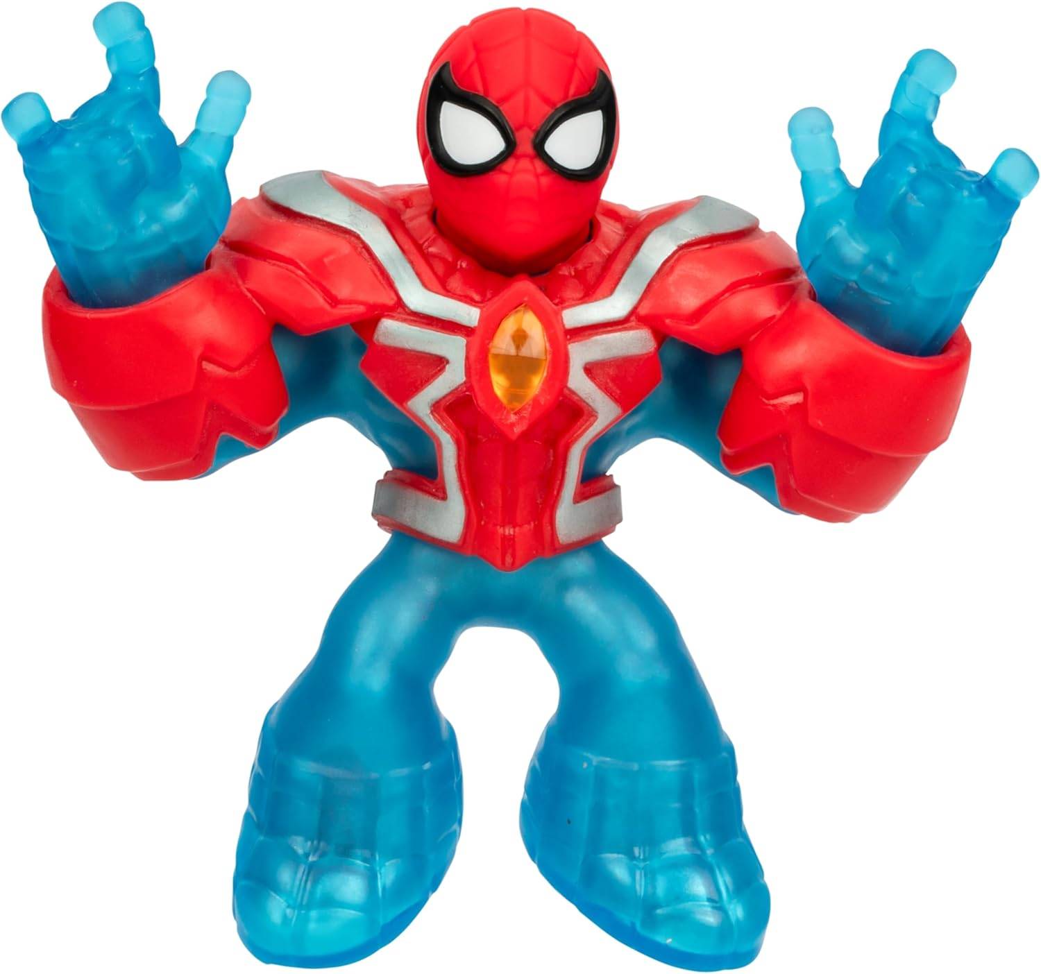 Heroes of Goo Jit Zu Marvel Figur Spider Man med Infinity-Dragt 12 cm