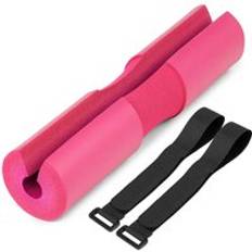 Skivstång squat pad hals axel skyddande pad stöd med fästremmar vikt lyft bar pad gym fitnessutrustning