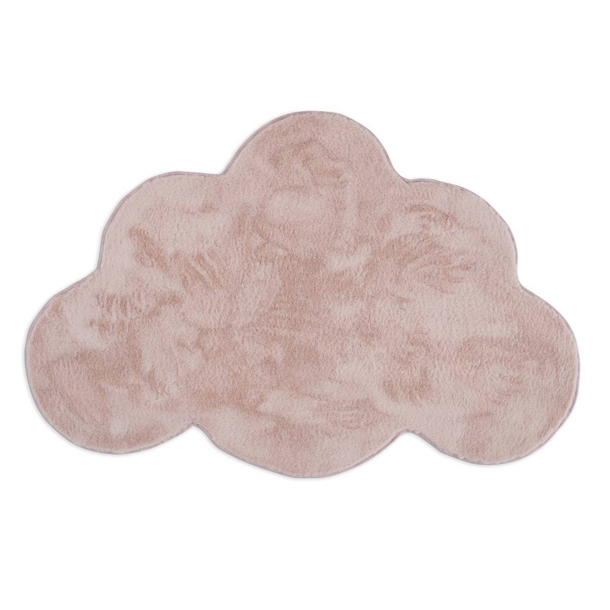 Rabbit Cloud Rosa 80x120 cm Barnmatta Mjuk Päls-look