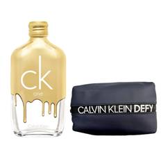 Calvin Klein - CK One Gold EDT 100 ml + Defy Toiletry Bag
