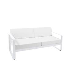 Fermob - Bellevie 2 Seater Sofa Off-White Cushions, Cotton White - Soffor utomhus - Pagnon & Pelhaître