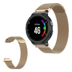 Garmin Forerunner 220 / 230 / 235 / 630 / 620 / 735 milanese rustfrit stål Urrem - Guld