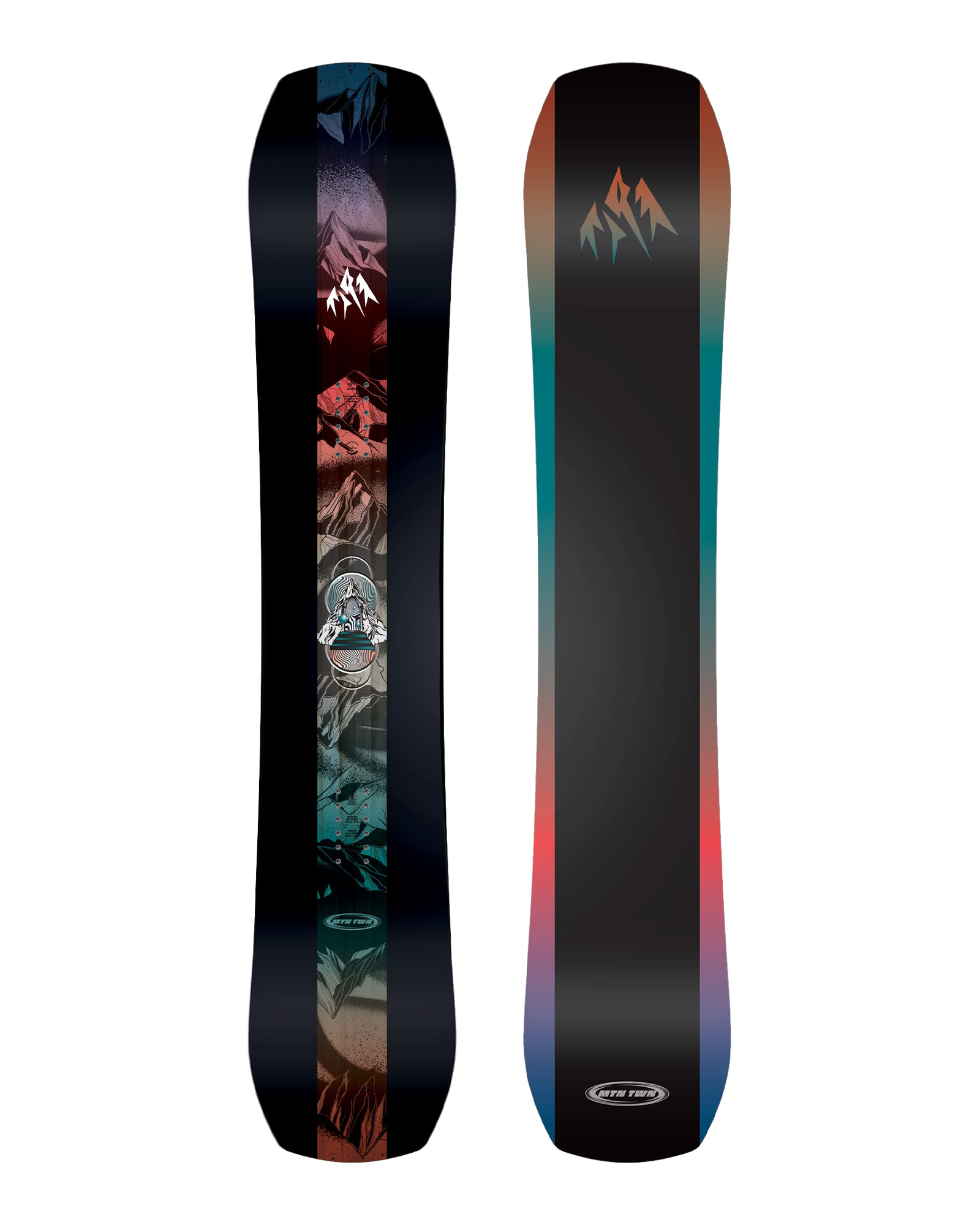 Mountain Twin M Black (160 cm) - Svart (160 cm)