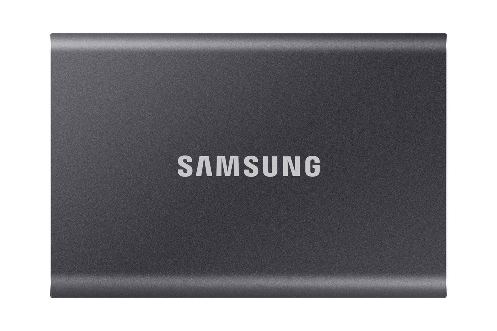 Ekstern SSD Samsung T7 4 TB USB-C 3.2 Gen 2 - grå/titanium