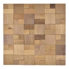 Mosaik Woodland Ek Natur 3D Självhäftande 30X30X0,50-1Cm Pris Per Ark
