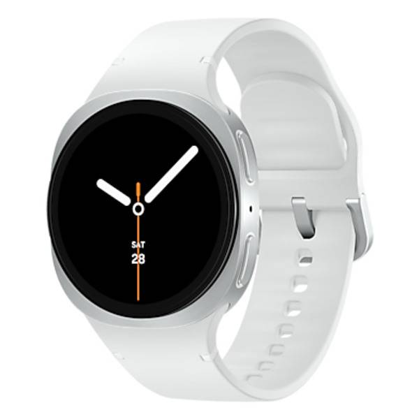 Samsung Galaxy Watch 8 3,3 cm (1.3) AMOLED 40 mm Digital 438 x 438 pixlar Pekskärm Silver Wi-Fi GPS