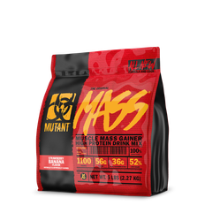 PVL Mutant Mass Gainer - Strawberry Banana, 2270 gram