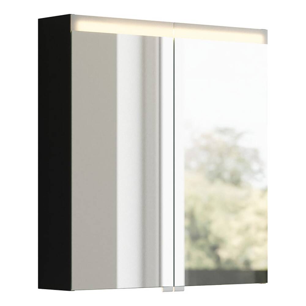 SPEGELSKÅP CAMARGUE ARK MATTSVART 60CM