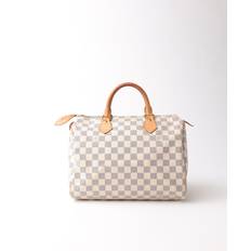 LOUIS VUITTON Damier Azur Speedy 30 Handbag