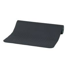 Lotus Pro TPE Yogamåtte - Miljøvenlig - 183x60 cm. x 6 mm. Sort/Sølvgrå