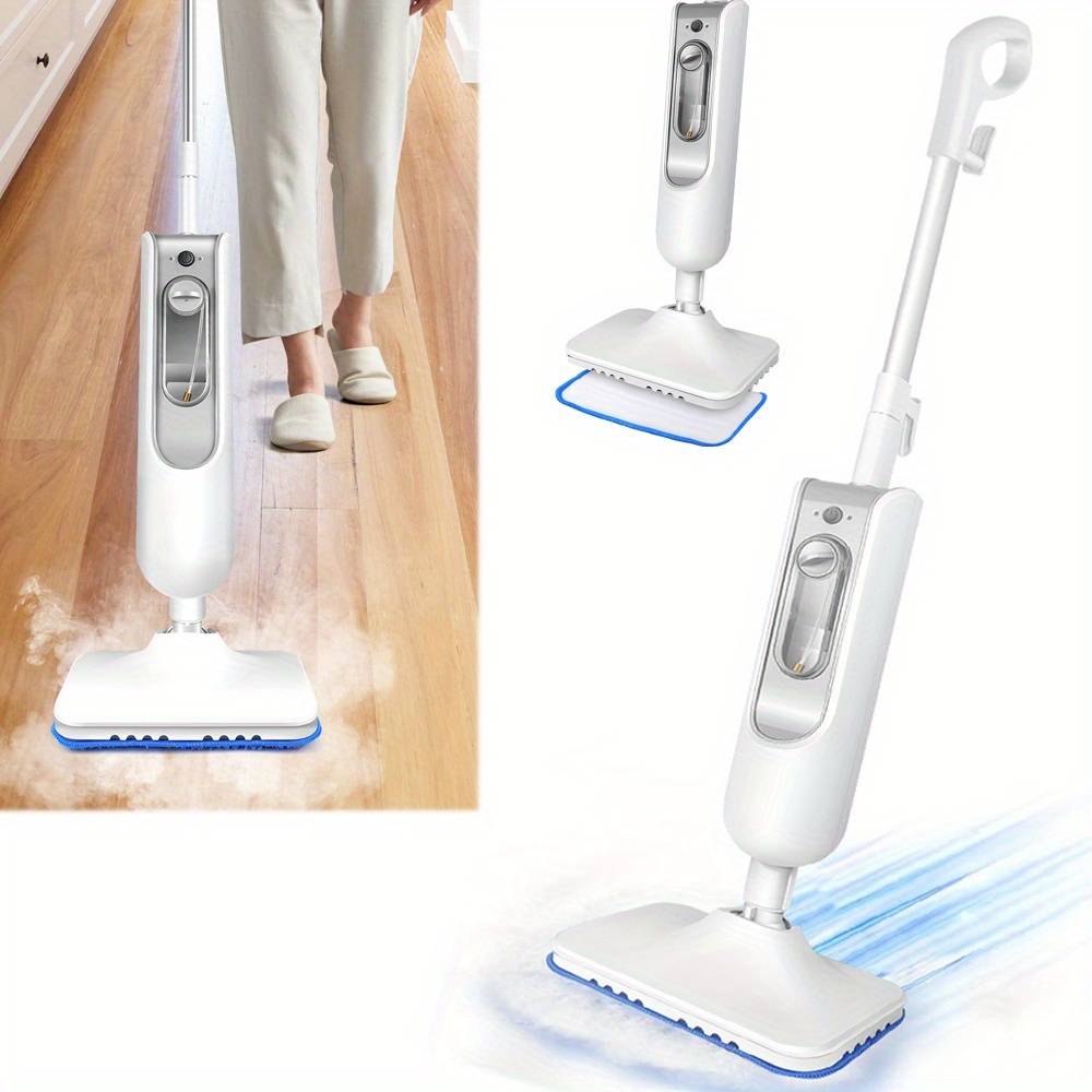 TEMU Steam Mop 1500w Electric Floor Cleaner Hot Steam Cleaner Handheld Multipurpose Handheld Cleaning Machines Convenient Detachable For Cleaning Laminate Hardwood Marble Tile Floor Carpet