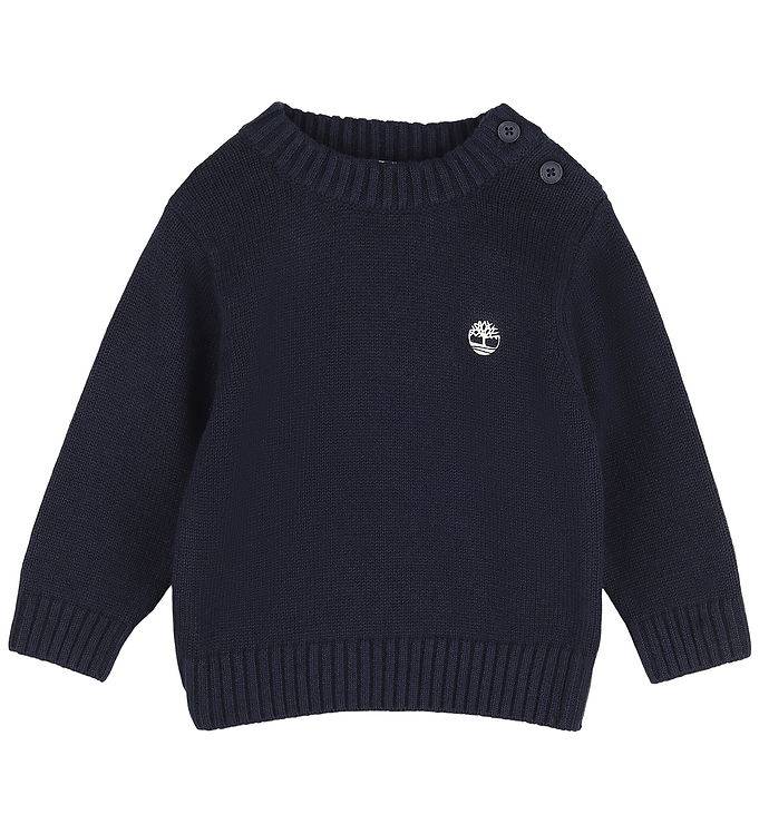 Timberland Bluse - Strik - Navy - Timberland - 4 år (104) - Bluse
