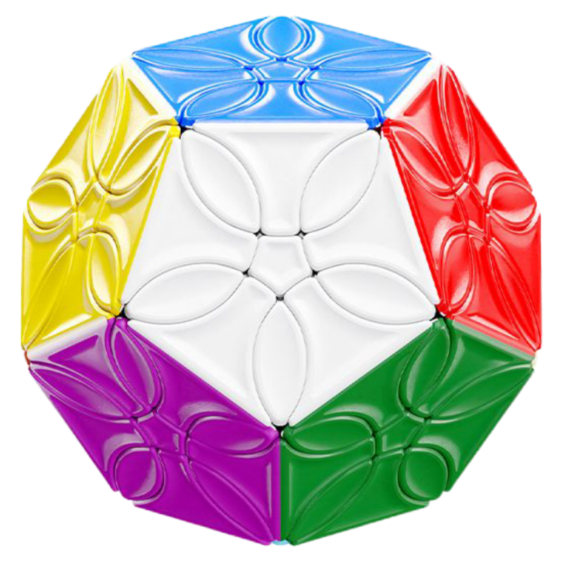 SengSo Blossoms Megaminx 3x3 Petal Dodecahedron Stickerless - Professorterning.