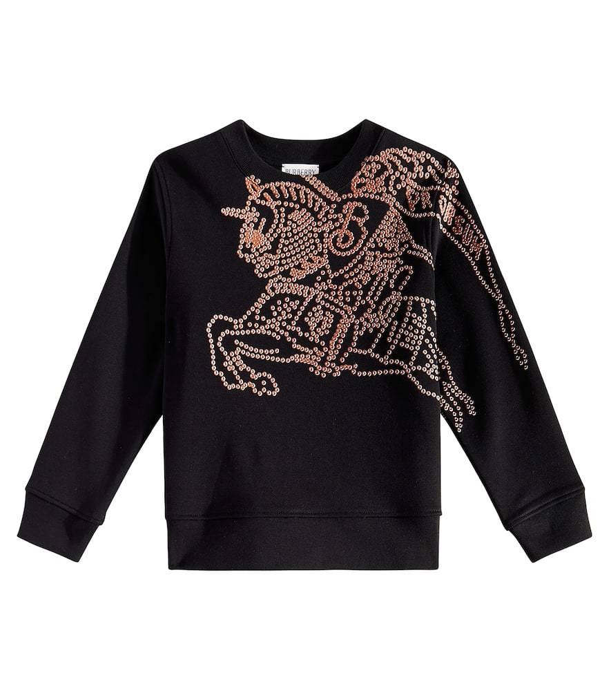 Burberry Kids Sudadera EKD de jersey de algodón - negro - Y 6