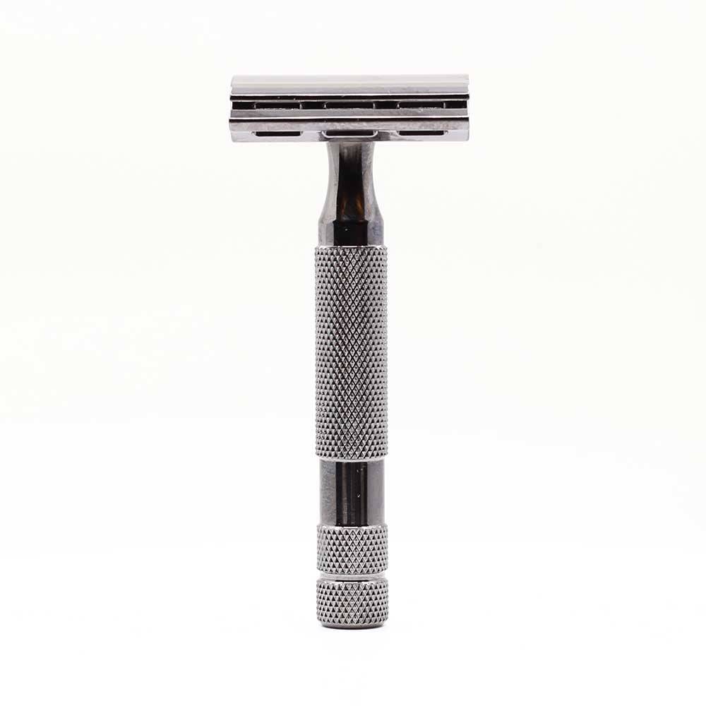 Rockwell 6C Classic säkerhetshyvel Gun metal - Silver / Krom