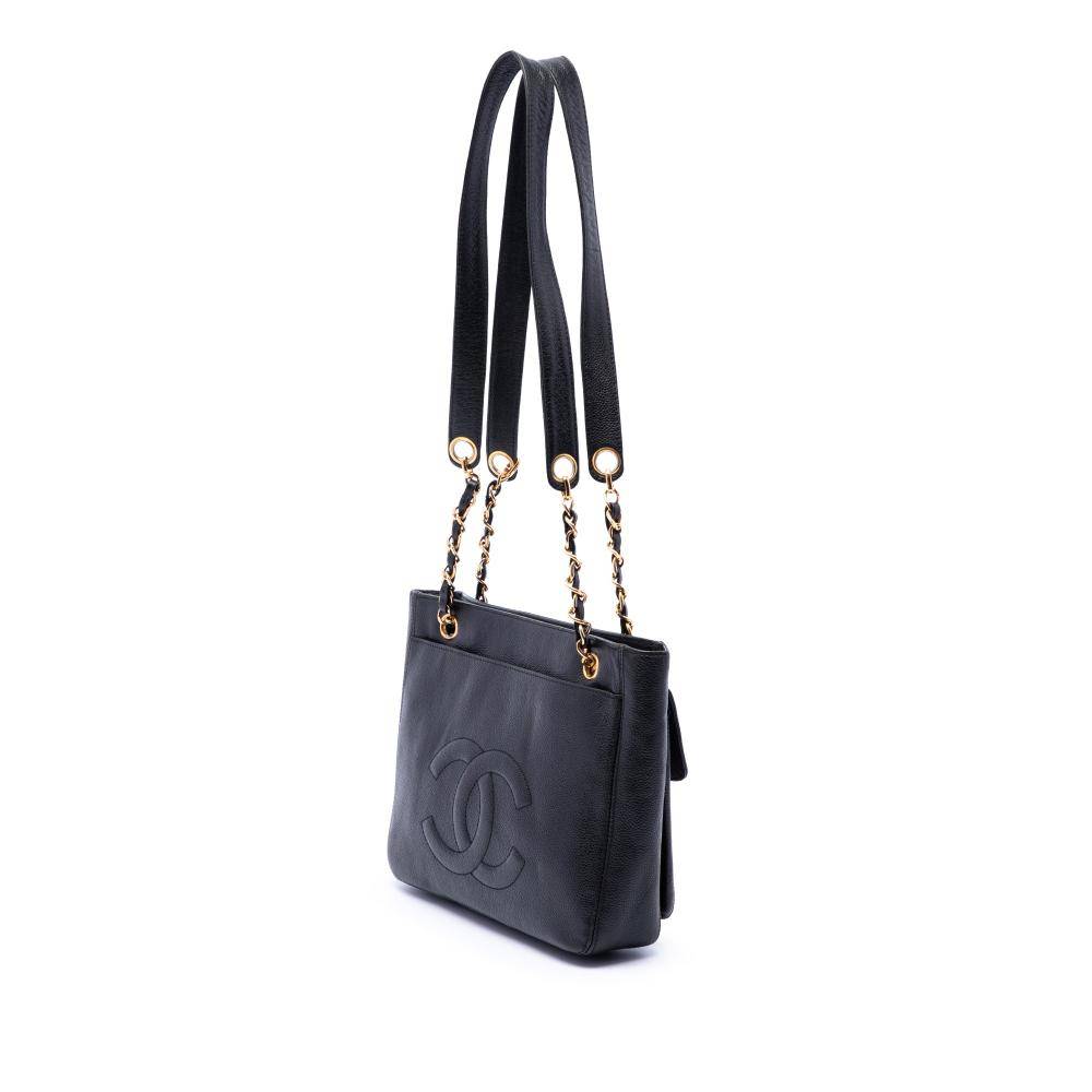 Chanel Vintage Chanel Flap Bag Stl. - Chanel Vintage Från Magasin - Black (L 22cm x W 26cm x D 8cm)