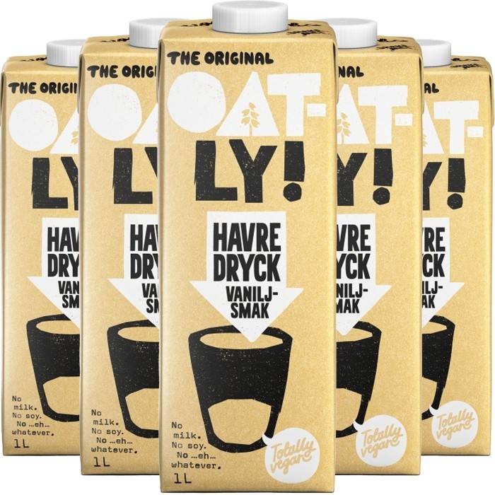 Oatly Havredryck med Vaniljsmak 6x1L