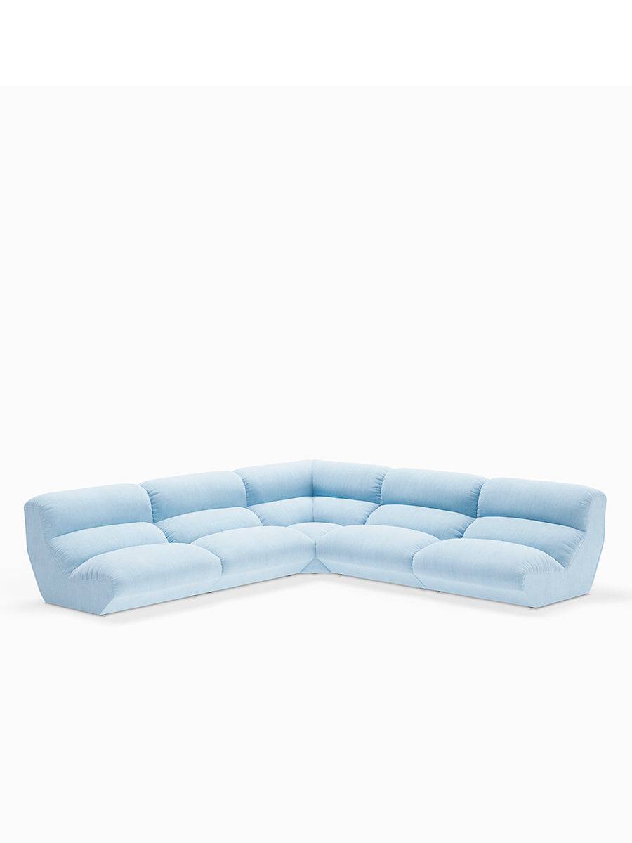 Hi Lo Modular Sofa, Configuration D fra &Tradition Gentle 0733 - Jacobsen Plus