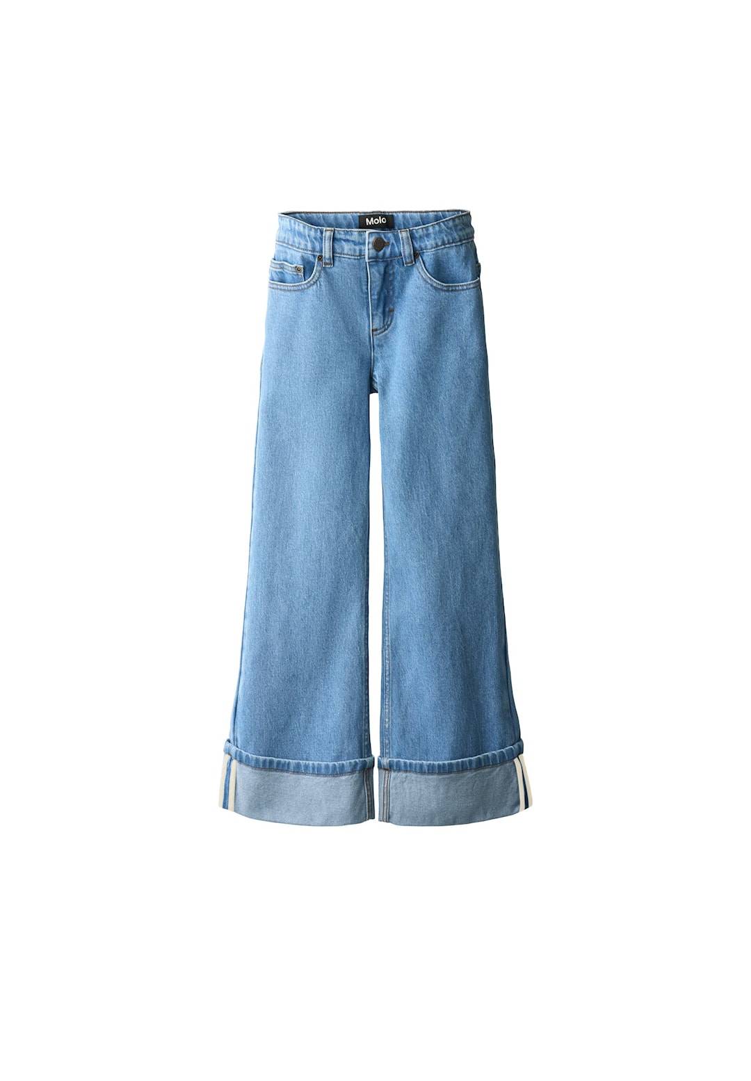 Molo Aleen Jeans Washed Blues Washed Blues 116 cm Blå 116 cm Piger