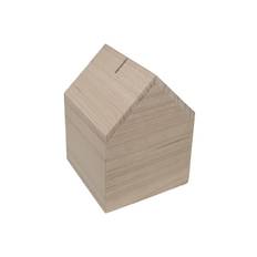 Playwood Piggy Bank House Paulownia Wood