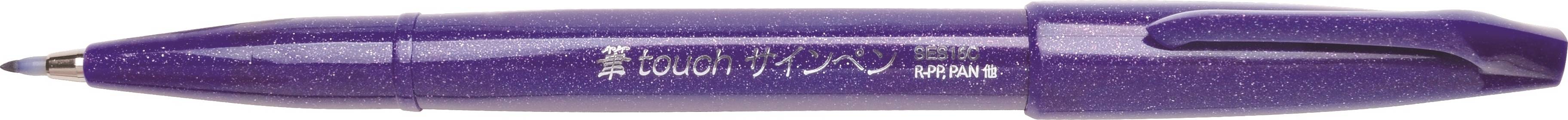 Pentel Brush Sign Pen Fineliner Violett