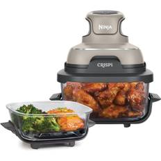 Ninja FN101UKST CRISPi 4-in-1 Portable Glass Airy Fryer, Stone