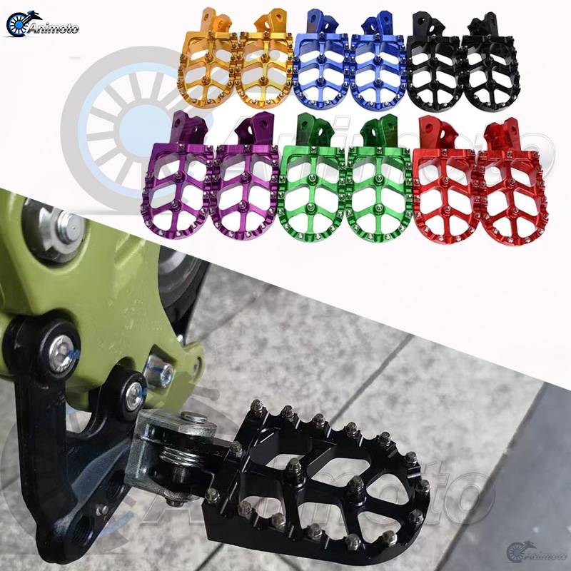 Universal CNC Motorcycle Colorful Footpeg Footrest Foot Pegs For Sur-Ron Surron SurRon Light Bee S X Electric Off-Road Bike