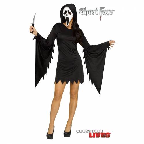 Screamdräkt ghost face klänning Small/Medium