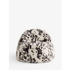 Next Brown Cow Print Faux Fur Beanbag