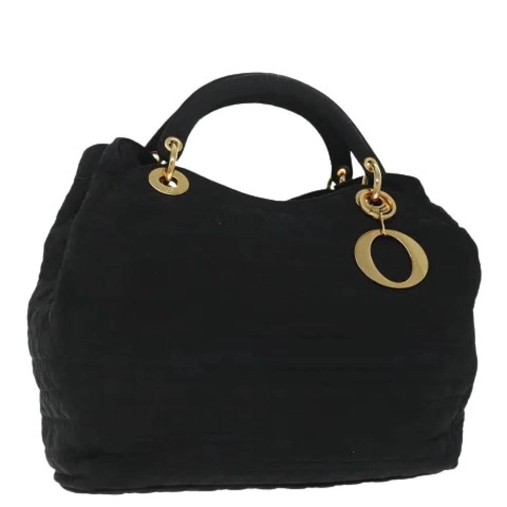 Dior Vintage Pre-owned Vintage Nylon Håndtaske - Vintage - Dame - Sort - ONE SIZE - Nylon