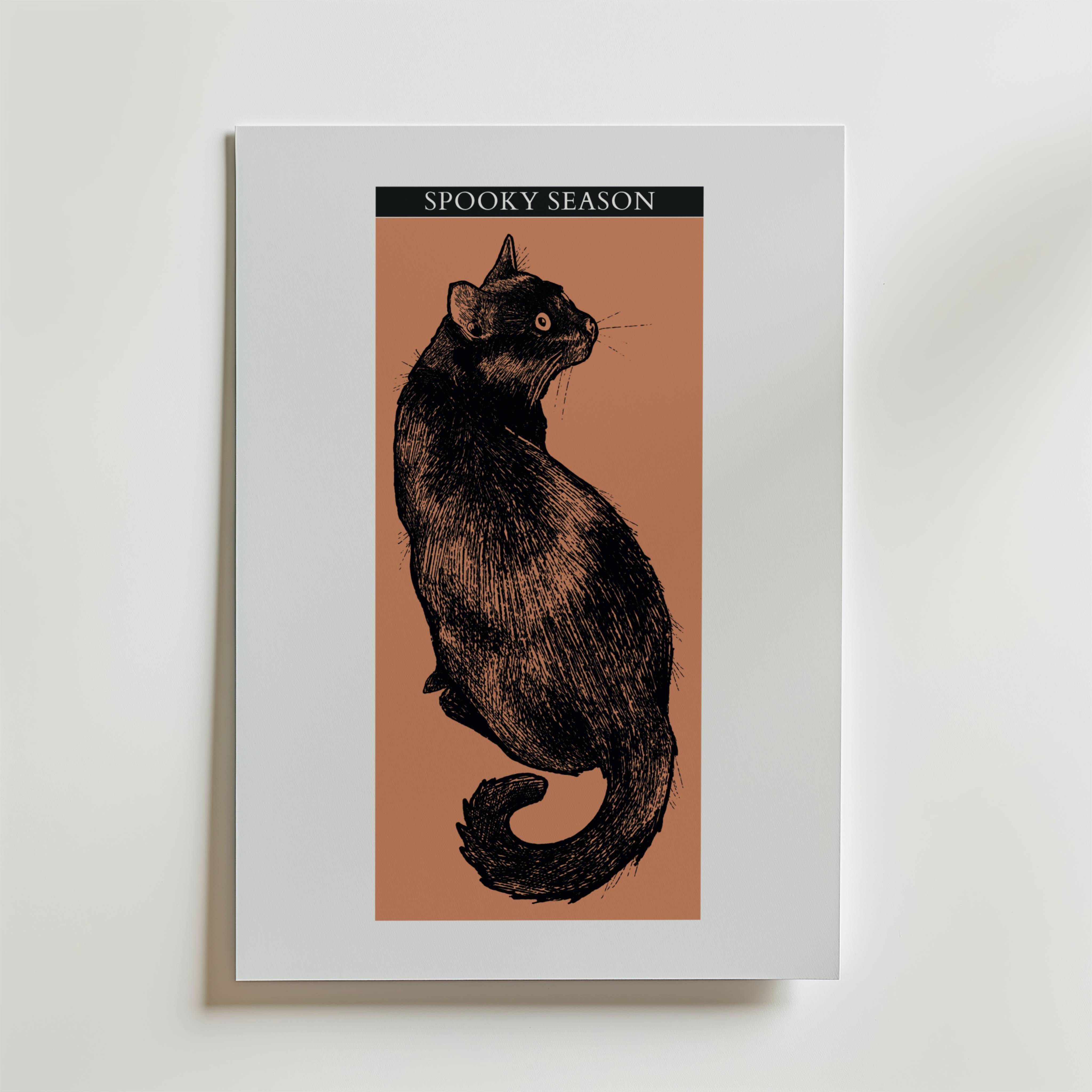 Midnight Whiskers Poster - Fine Art Poster 13x18 cm