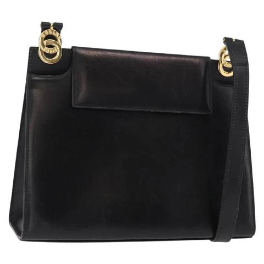 Celine Vintage Pre-owned Vintage Skuldertaske - Vintage - Dame - Sort - ONE SIZE - Uld