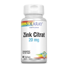 Zink Citrat 20 mg (60kap)