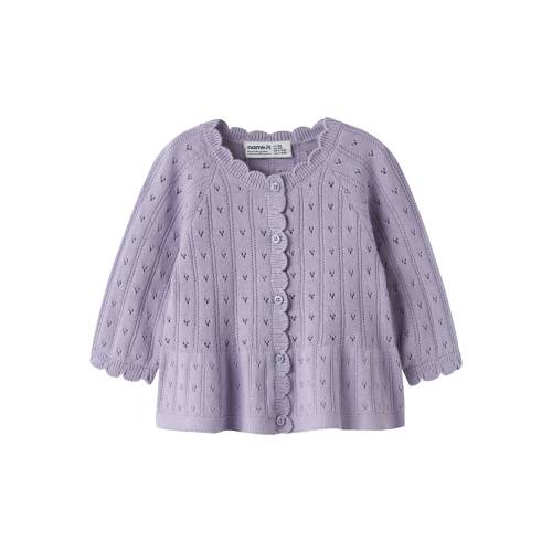 NAME IT Cardigan Oxenia Heirloom Lilac