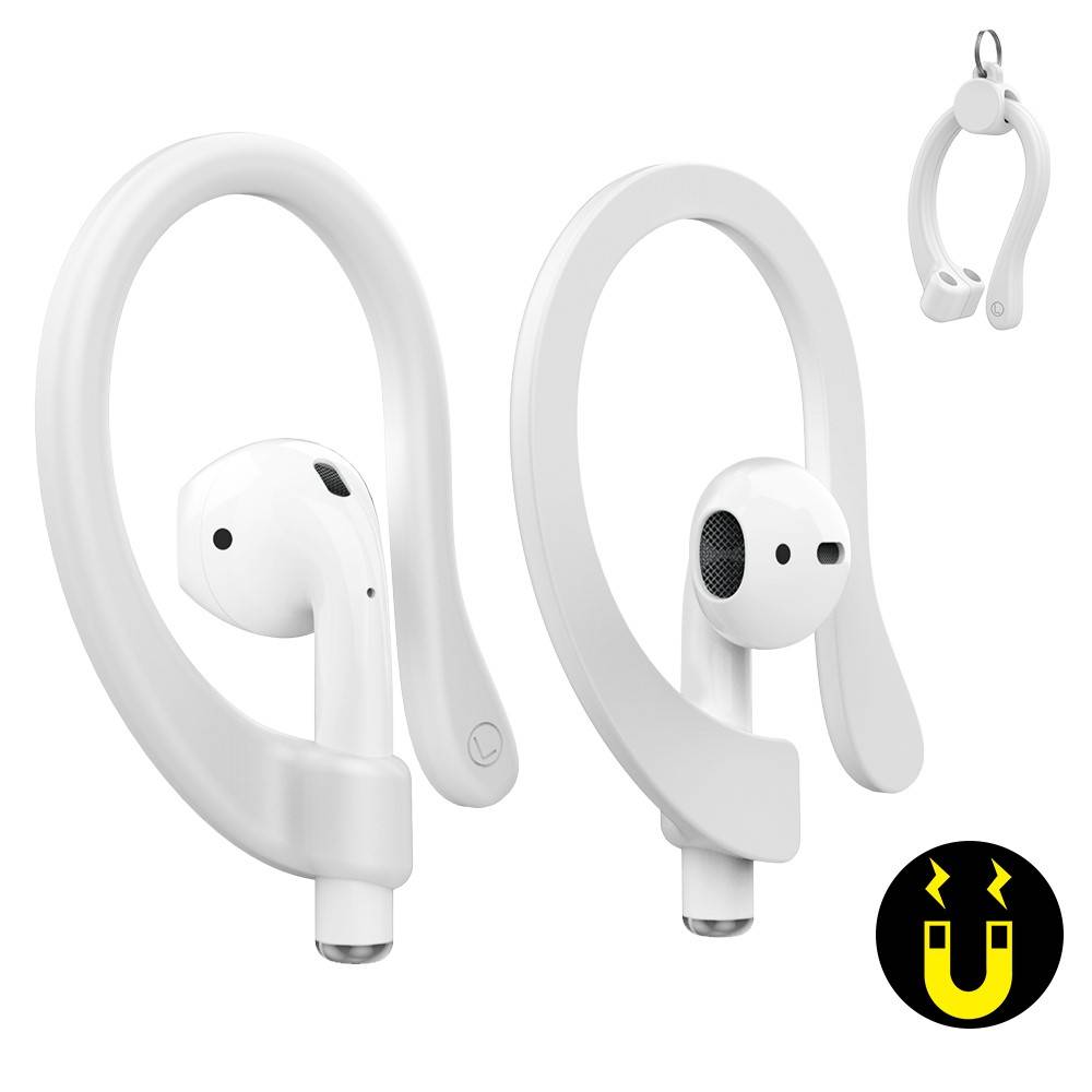 AHASTYLE AirPods/AirPods Pro 2/1 Öronkrokar Vit