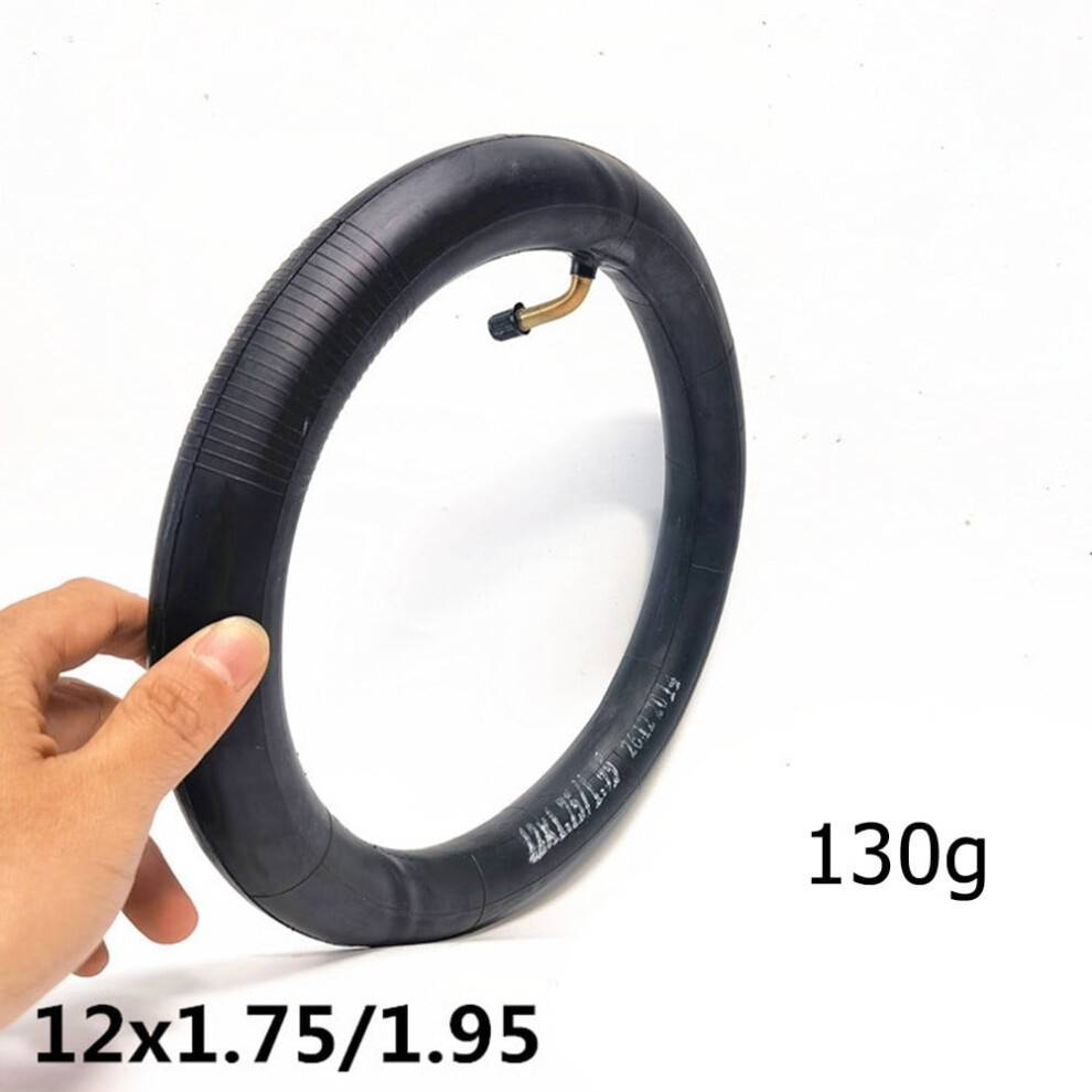 Elcykelslange 12 tommer 1,75/19,5 bøjet ventil