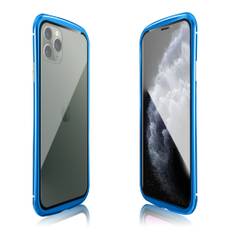 Luphie Wasp iPhone 11 Pro Alu-Bumper + Glas - Blå