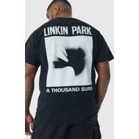 Mens Black Plus Linkin Park License T-shirt