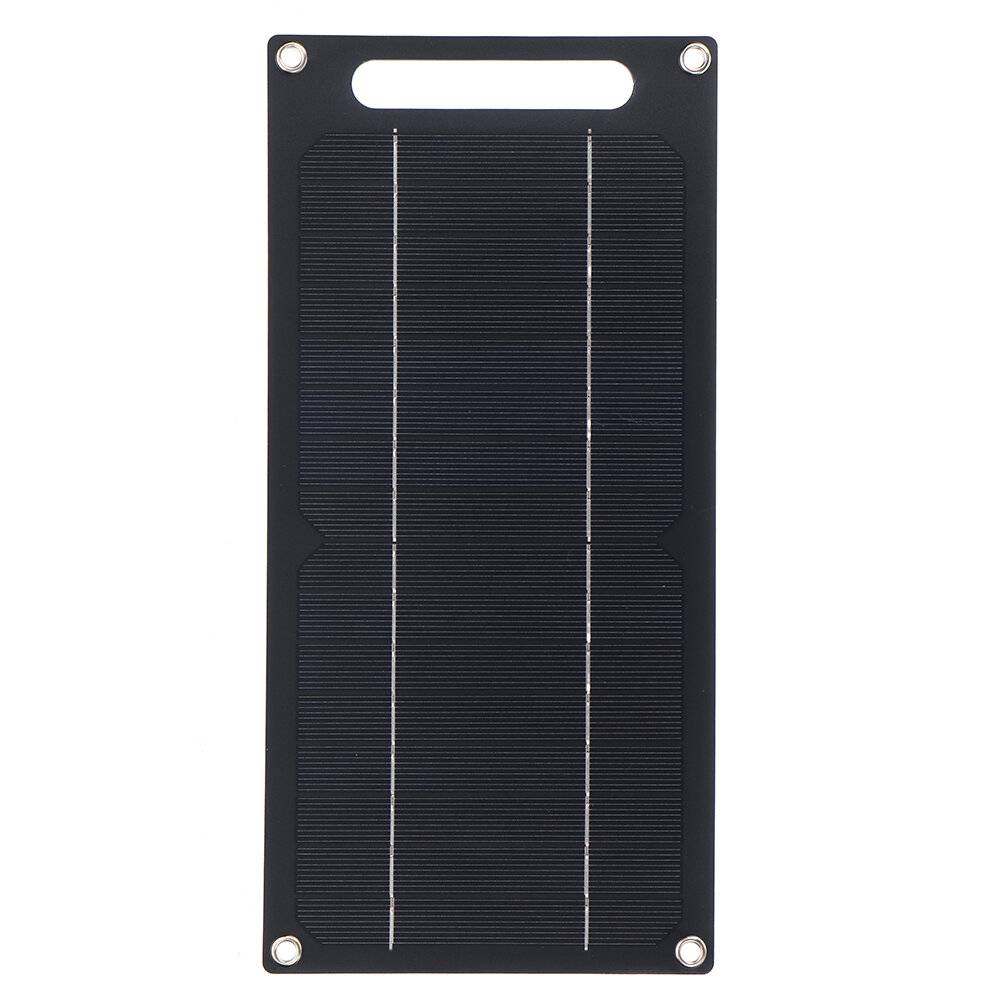 Mini 5V 10W Bärbar USB Solpanel Laddare för utomhuscamping Telefonplattor Laddare Regulatorer Laddning