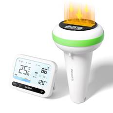 Inkbird IBS-P04R Solar Pooltermometer, trådlös Soldriven 3-i-1 vattenkvalitetsmätare, vattentemperatur TDS/EC-detektor, IP68 vattentät, 300 m ultralång sändning, för pool, damm, badkar