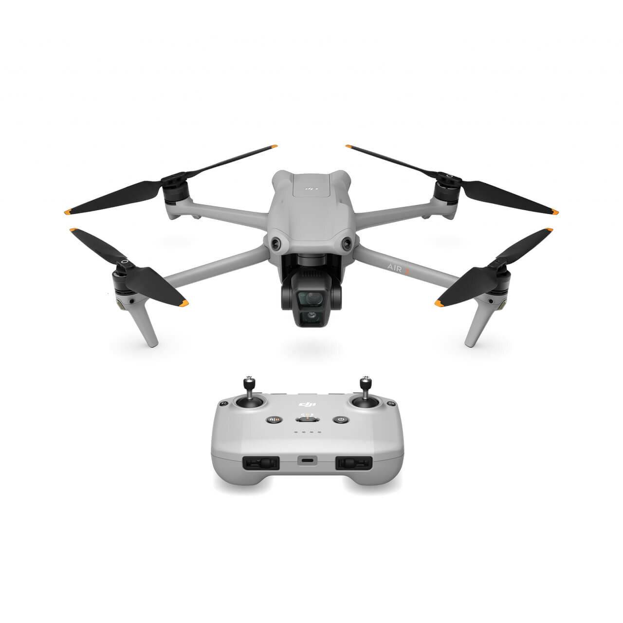 DJI AIR 3 O4 20KM FPV med 1/1.3 CMOS Medium Tele Wide-Angle Dual Primära Kameror 4K 60fps HDR Videos 46mins Flygande RC