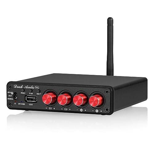 Douk Audio HiFi Bluetooth 5.0 Digital Power Amplifier Stereo 2/4-kanals ljudförstärkare 50 W x 4